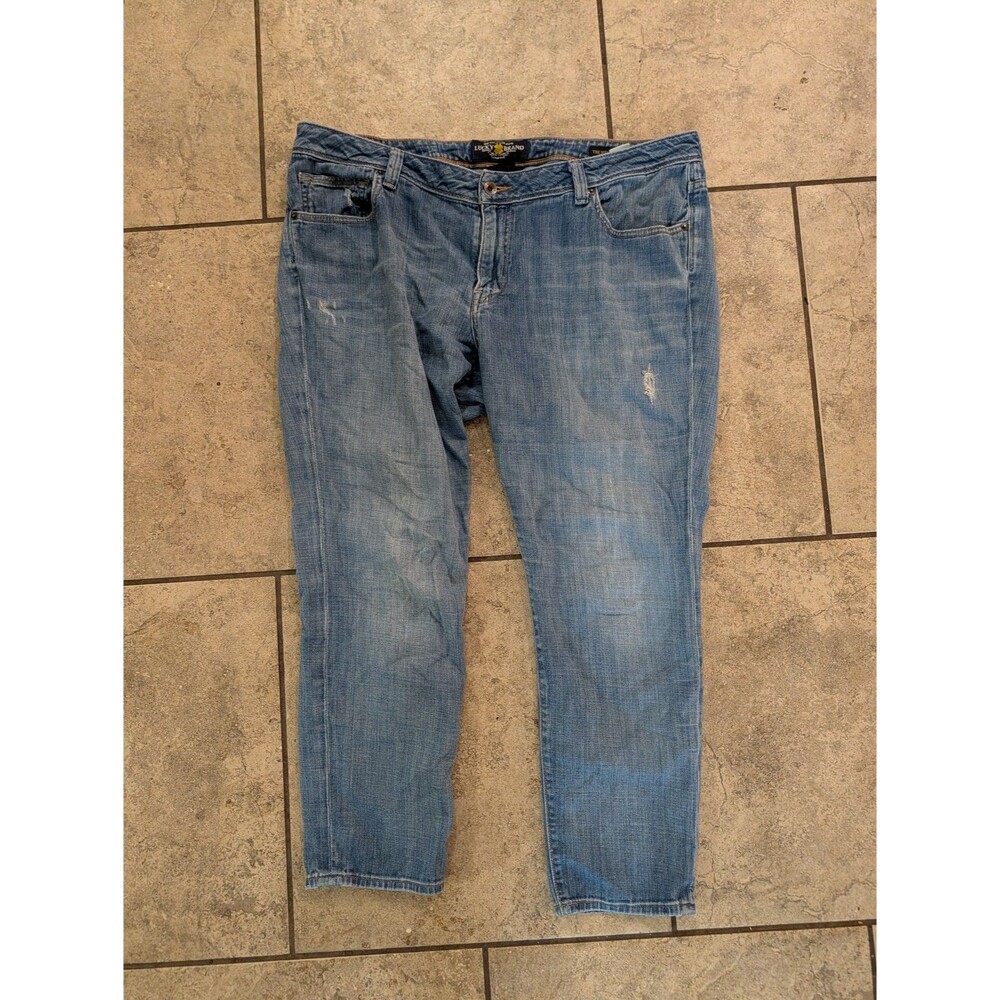 Lucky Brand The Weekender Women's Jeans 16W Distressed Light Wash